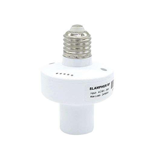 Preisvergleich Produktbild adminitto88 Schraubsockel Drahtlose Fernbedienung Smart Led-Licht Lampenfassung Kappe Sockel Schalter Licht Lampe Lampenfassung Controller