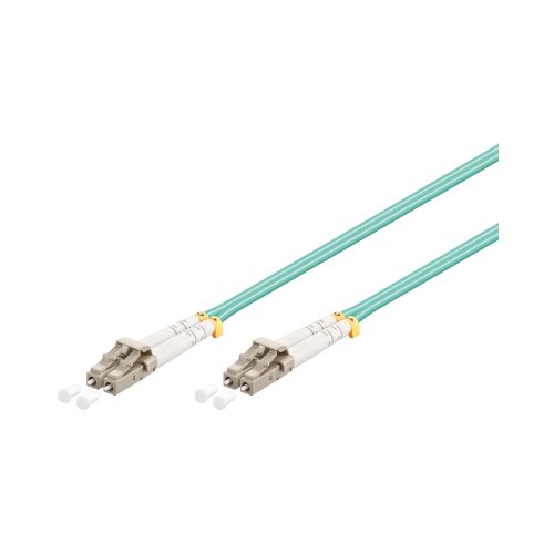 Goobay OM3 Duplex Patchkabel LC/LC 2m aqua