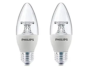 PHILIPS 4W e27 LED Warm White Lamp, Pack of 2, (929002420113_2)