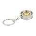 Produktbild Culater Kreative Universal Beliebt Auto Auto Metall Mini Rad Felge Reifen Schlüsselanhänger (Gold)