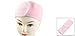 Hook Loop Fastener Spa Bathing Beauty Headband Hair Band Pink