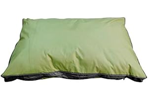 SUNNYDOGS Outdoor-Hundekissen 120 x 80 cm XXL, grün, Robustes und wasserdichtes Material, Liegekissen, Hundekissen für draußen