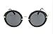 Wawoo®Unisex Retro Round Polarized Sunglasses Dark Glasses Eyewear for Men and Women UV400 Protection