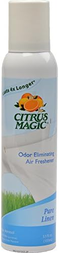 Citrus MagicOdor Eliminating Air Freshener, Pure Linen, 3.5 fl oz (103 ml)