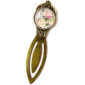 Lesezeichen / Büroklammer, Alice im Wunderland