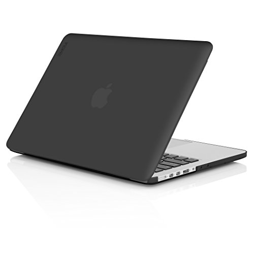 Incipio Feather Schutzhülle Extrem Dünn, Leicht und Transparent für Apple MacBook Pro 13 Zoll Retina (Nicht kompatibel mit Version Late 2016) - Schwarz