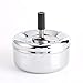 Produktbild TYH- Tägliche Notwendigkeiten-Aschenbecher Drehen Sie Aschenbecher aus Metall - Creative Large mit Abdeckung - Home Personality Office - Wohnzimmer Schlafzimmer - Round Tobacco-11.5 * 9cm