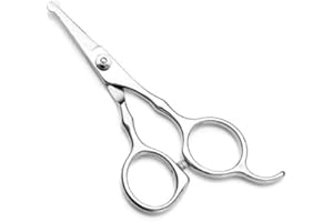 DONGKER Ciseaux Toilettage Chien,Ciseaux de Toilettage en Acier avec Pointes Arrondies pour Chien Animaux de Compagnie