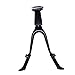 Produktbild VORCOOL Double Leg Bike Kickstand Center Mount Einstellbare Faltbare Halterung Fahrradständer Passend für MTB Fahrrad (Schwarz)