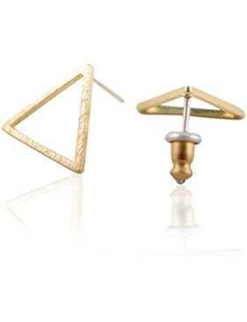 Ohrstecker Dreieck Geo 18k vergoldet