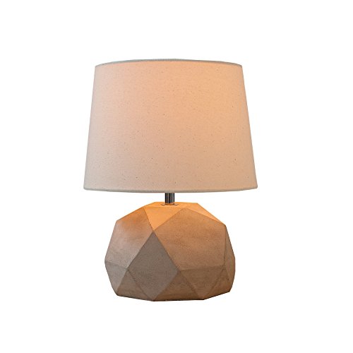 Preisvergleich Produktbild Moderne Tischleuchte PALE CEMENT Industrial Design Beton Industrielampe Industrieleuchte Tischlampe