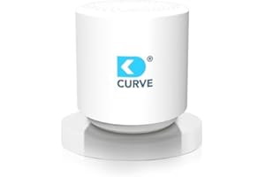 DK MEDICAL CURVE - Innovativer Luftreiniger mit Granulat - Entfernt 99% Keime und Gerüche - Für Auto, KFZ, LKW, Camper, Zuhause - Ohne Strom und geräuschlos - Bright White