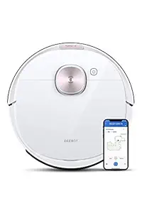 ECOVACS DEEBOT OZMO T8 dToF 2-in-1 Robotic Vacuum Cleaner with dToF 3D & OZMO Mopping Technology, Multi-Floor Mapping, Virtual Boundary,Work on Carpets & Hard Floors.