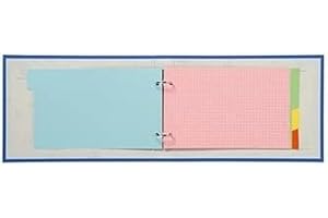 Exacompta - Réf. 704E - Intercalaires pour fiches bristol en véritable carte lustrée souple 225g/m2 FSC avec 4 onglets neutres - 2 anneaux - Format à classer 125x200mm - couleurs assorties