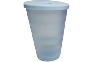 Tupperware Trinkhalmbecher Trinkbecher Plastikglas Junge Welle 500ml Trink Becher 500 ml (hellblau)