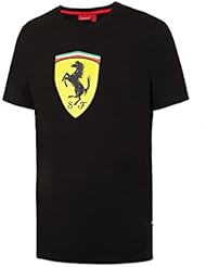 Scuderia Ferrari Childrens Kids Classic camiseta para edades 2 – 6 años (92 – 116 cm), color rojo, tamaño Child 18-24 mths (92cm Height)