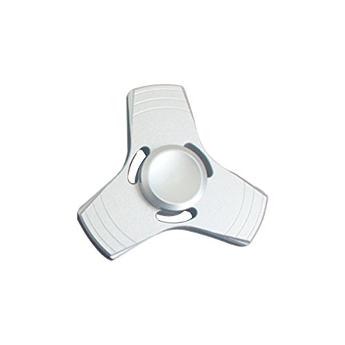 YIHANG @ Fidget Spinner Triangle Fingertip Gyroscope Finger Spiral High Speed Focus Super Durable Decompression Toys,Silver YIHANG @ Fidget Spinner Triangle Fingertip Gyroscope Finger Spiral High Speed Focus Super Durable Decompression Toys,Silver