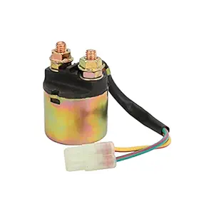 Starter Solenoid Relay, Simple Installation Efficient Metal 35850 HN2 A01 High Cranking Power Anti Rust for Go Karts for Scooters for ATVs