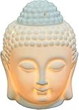 Exquisito regalo para tus amigos interesados en la cultura budista y hermoso calentador de aceite de cabeza de buda que te hace sentir agradable y relajado, adecuado para el día del padre, fiesta de inauguración de la casa, regalo de cumpleaños, estudio y yoga.