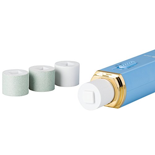 Elektrische Nagelfeile für Maniküre und Pediküre zu Hause. Elektronische Nagelfeile für Glanz und Nagelpflege . Nagelfeilen set mit 4 austauschbaren Köpfen und Tragetasche für unterwegs - 7