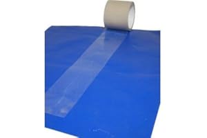 BÂCHES DIRECT TECPLAST Adhésif de réparation bâches 50mm x 20m ADHREP - Qualité PRO - Pour tout type de bâches dont bâches serre et toiles PVC