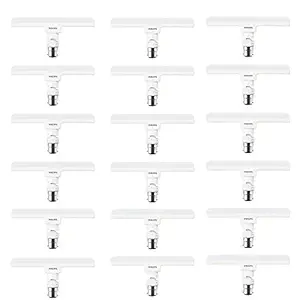 Philips 10W LED Lamp Base B22 - Linear - (Crystal White,Pack of 18)