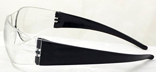 Clear Anti Fog Shatterproof Wraparound UV400 Motorcycle Sunglasses and Microfibre Pouch