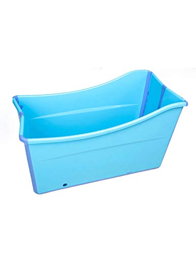 Gweat Vasca da Bagno Pieghevole Portatile per Bambini Vasca da Bagno Grande Indipendente per Vasca da Bagno ad Angolo per Adulto/Elasticizzazione Spa Spa, Tempo di Isolamento Lungo con Coperchio (ro