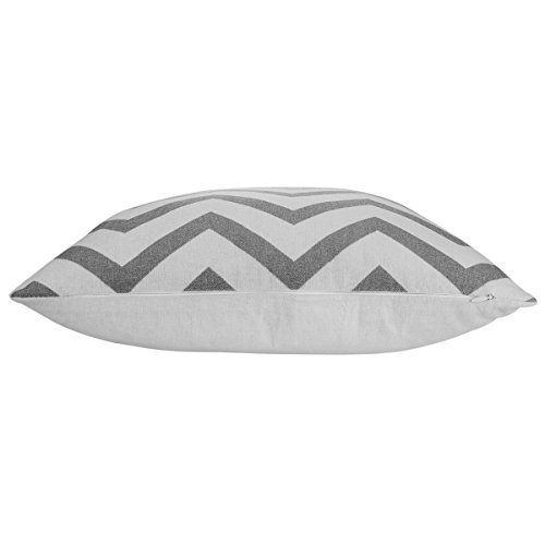 Avanzza 4er-Set Kissenhülle / Kissenbezug 40×40 cm in Grau für Kissen, Sofakissen / Sofa Kissen und Dekokissen / Deko Kissen aus der Linie Decor Chic - 5