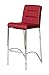 Produktbild Barhocker Okola 52, Farbe: Rot - Abmessungen: 102 x 40 x 50 cm (H x B x T)
