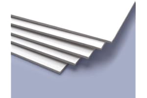 Materia Prima Carton Mousse pour Modèles, Panneaux et Supports. Planche Mousse Blanc pour l'Artisanat. Feuille de Polystyrène Expansé Facile à Découper. Carton Plume Polyvalent. 100 x 70 cm. 10 mm