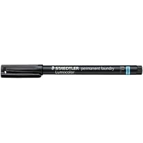 Marqueurs Permanents Staedtler Lumocolor 318F - Lot De 3, Bleu, Encre Indélébile Et Imperméable