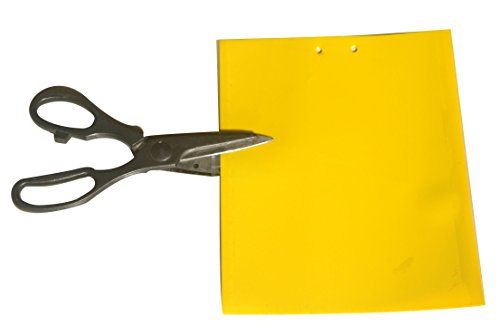 Plai 30 Stück (großformatig 20x25cm) Beidseitig Gelbtafeln Gelb-Sticker Fliegenfänger Sticker inkl. 30 Kabelbinder - 3