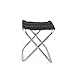 Produktbild Vnlig Klappstuhl Outdoor Camping Angeln Stuhl Grillhocker Klapphocker Camping Aluminium Tragbare Kleine Mazar (Farbe : Silber)