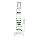 Price comparison product image REANICE Recycler Glass Bongs large glass bong 18.8mm bong bowl Height 34cm Straight Glass Pipes Honeycomb Branch Bong Water Oil Rigs Pipe Bongs Glass With Accessories green