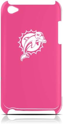 NFL Miami Dolphins Varsity Jacket Hardshell Case for iPod Touch 4G, Pink, 4.4x2.4-Inch
