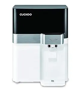 CUCKOO Alkalino Nano Positive Filtration non electric Zero Water Wastage Alkaline Water Purifier with 7.5L Storage Tank (1+2 Years Warranty With Free Installation Accessories) White & Black