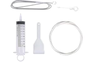 KSVS 5 Stück Kühlschrank-Abflussloch-Verstopfungsentferner, Bagger-Reinigungswerkzeuge, Kühlschrank-Lochbürste, Wasserauslass-Reiniger Haushaltsreinigung, Kühlschrank-Abfluss-Reinigungsbürste (5 Pcs)