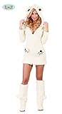 sexy Eisbär Kostüm für Damen Gr. S/M, Größe:S/M