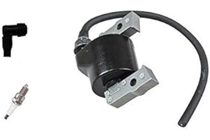 PARTSRUN #21121-2069 （ID#ZH7158）Ignition Coil With F7TC Spark Plug and Boot Fits Kawasaki FC540V for John Deere AM109258 ZF125B-HHS