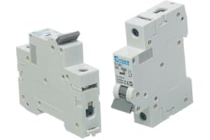 CEW COLCHESTER ELECTRICAL WHOLESALE LTD Europa MCB Single Pole B Type 6kA 6A 10A 16A 20A 25A 32A 40A 50A 63A Circuit Breaker, All Amps (20 Amp (EUB120B))
