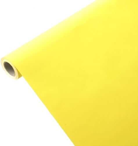 50M x 1.15M JUNOPAX Banquet Roll paper tablecloth lemon-yellow | Disposable Table Covers | wetproof and damp wipeable