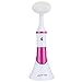 Facial Cleansing Brush,KINGDOMCARES Electric Waterproof Facial Brush 2-in-1 Sonic Skin Cleansing System Face body Cleansers Exfoliators and Makeup Remover Facial Microdermabrasion Appliances Set with 3-Head Kit Rose