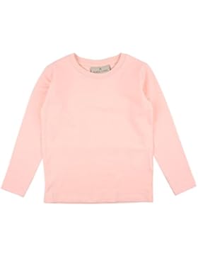 Nordic Label Mädchen Langarm Kindershirt, 95% Baumwolle, Hell Apricot/Blass Rosé, LS Top Pale Dogwood 50000 20-45