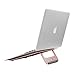 Produktbild Leichte Faltbare Laptopständer Notebookständer Kochbuchständer in Alulegierung / Laptophalter für Notebooks, Laptops, eBook-Reader,Tablet, Notenhefte und Bücher, rutschfeste Gummifüße Stütze (Rosa)