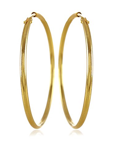 Córdoba Jewels | Pendientes en plata de Ley 925. Diseño Aro 40mm