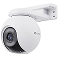 EZVIZ ColorFull Tech 2K+Outdoor Security Camera 2.4GHz Wifi, CCTV Camera Outdoor, Patrol Mode, Person/Vehicle Detection, 512GB Local Storage Supprots, (H8x 4MP)
