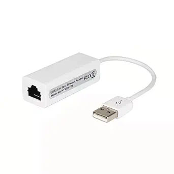 Rocketkart USB to Ethernet Adapter, Foldable USB 2.0 to Gigabit Ethernet LAN Network Adapter, 10/100 Mbps RJ45 LAN Network Adapter Support Windows 10/8.1/8/7/Vista/XP for Desktop Laptop MacBook Linux