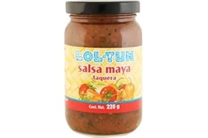 SUCOS LO-TUN Rote Maya Taquera-Chilisauce - Salsa Maya Taquera Roja, 220g