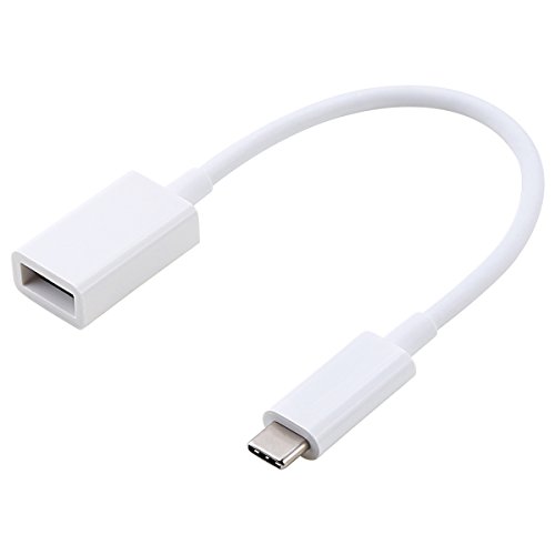 Incutex USB 3.1 Typ C zu USB 3.0 Typ A Kabel OTG Adapter Verbindungsdatenkabel, weiß